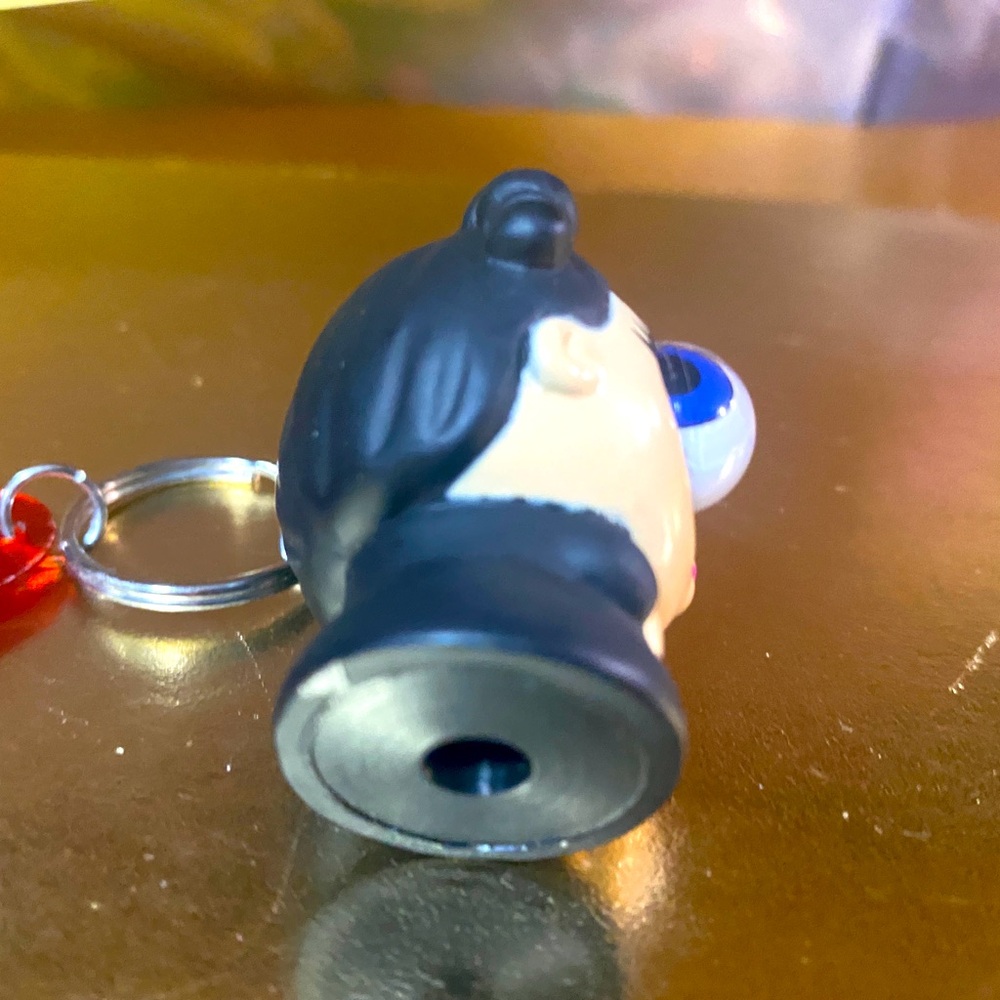 ROLLING EYES FRIDA TYPE KEYCHAIN LOS CABOS EYES ROLL IN DIFFERENT DIRECTIONS 2” - Picture 7 of 8